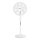 Aigostar - Statīva ventilators 60W/230V balta