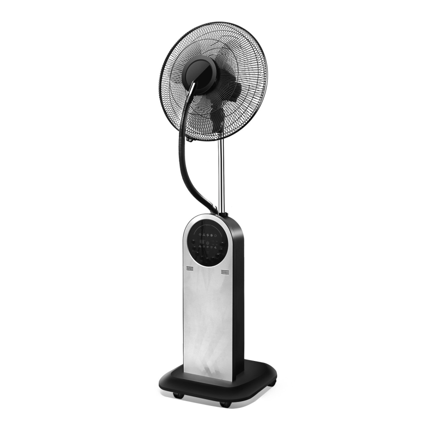 Aigostar - Statīva ventilators ar miglas efektu MIST 95W/230V + tālvadības pults