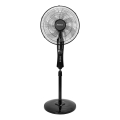 Aigostar - Stāvošais ventilators 50 W / 230 V, melns, ar tālvadības pulti