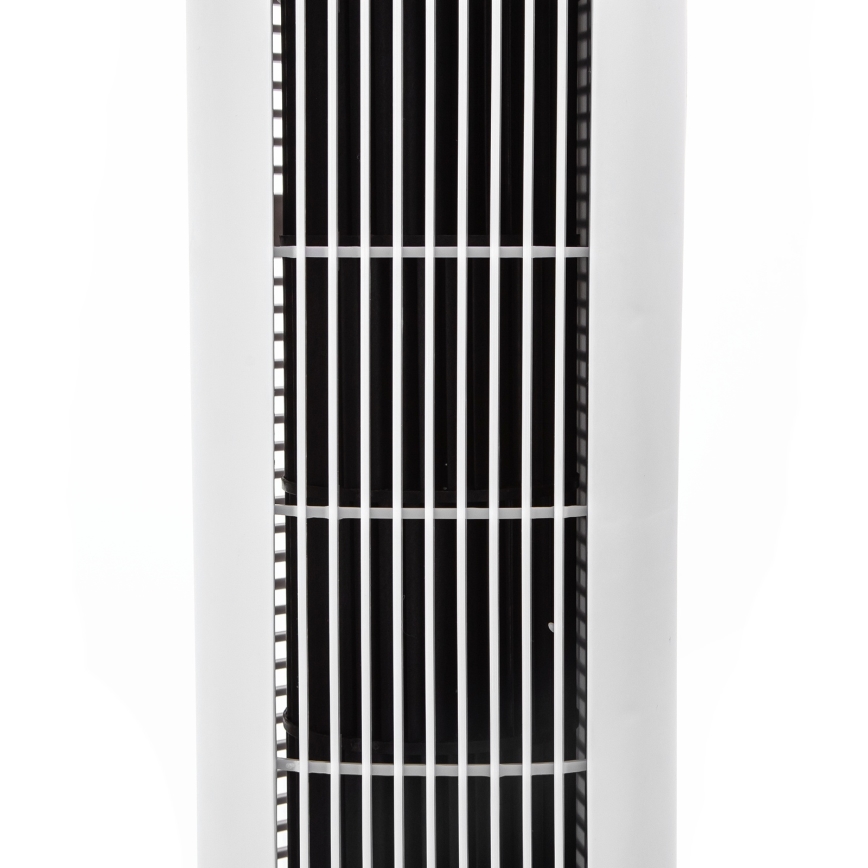 Aigostar - Stāvošais ventilators 50W/230V balts + tālvadības pults
