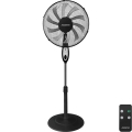 Aigostar - stāvošais ventilators 55W/230V 130 cm melns + tālvadības pults