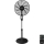 Aigostar - stāvošais ventilators 55W/230V 130 cm melns + tālvadības pults