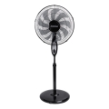 Aigostar - Stāvošais ventilators 60W/230V 130 cm melns + tālvadības pults