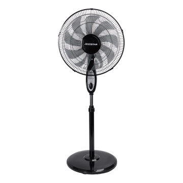 Aigostar - Stāvošais ventilators 60W/230V 130 cm melns + tālvadības pults
