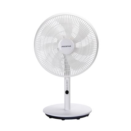 Aigostar - Stāvvietas ventilators 2in1 45W/230V balts + tālvadība