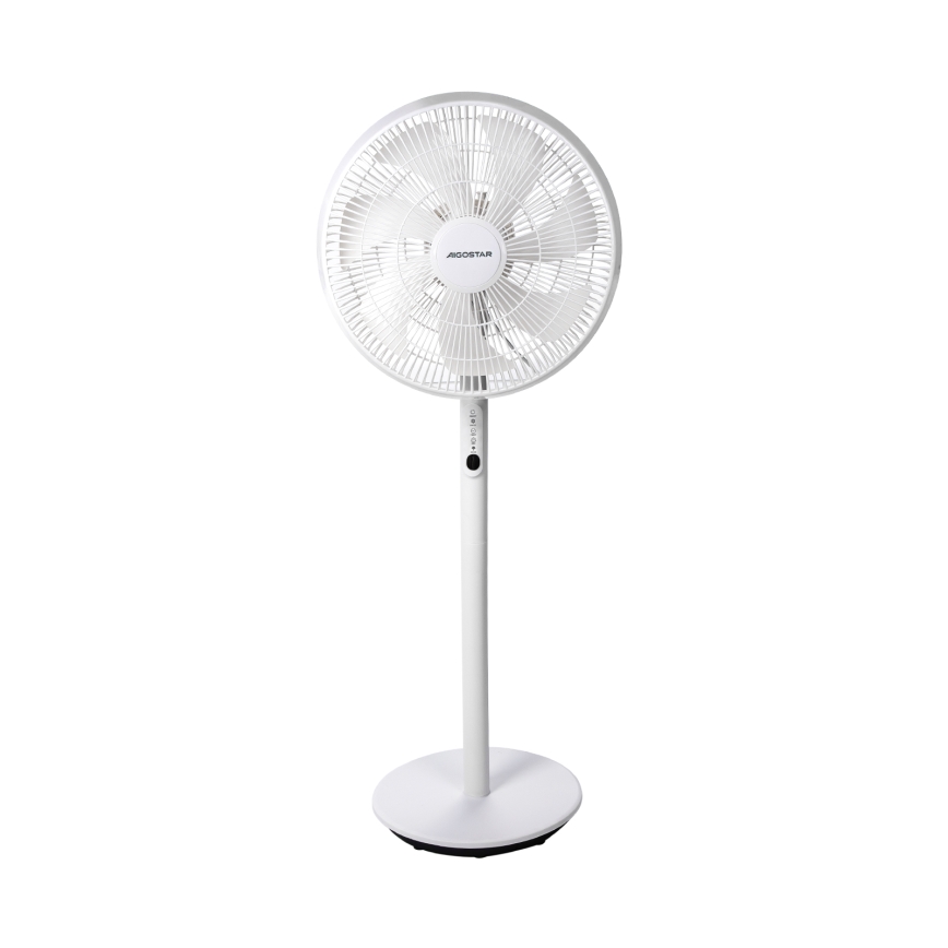 Aigostar - Stāvvietas ventilators 2in1 45W/230V balts + tālvadība