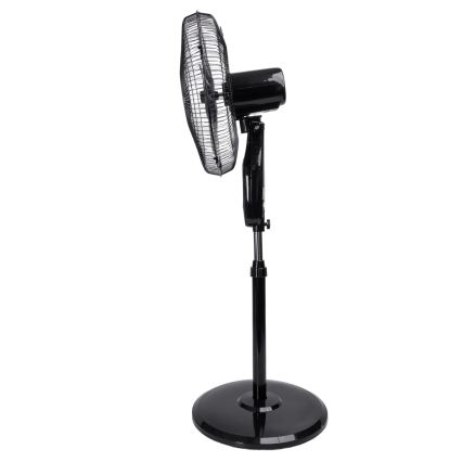 Aigostar - statīva ventilators 55W/230V 130 cm melns + tālvadība