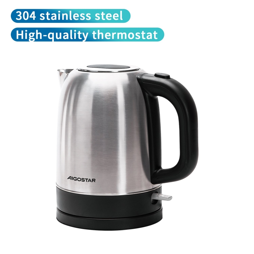 Aigostar - Tējkanna 1,7l 2200W/230V hroms