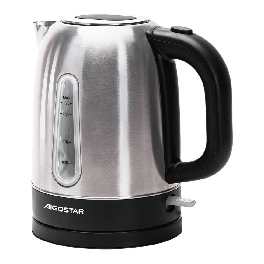 Aigostar - Tējkanna 1,7l 2200W/230V hroms