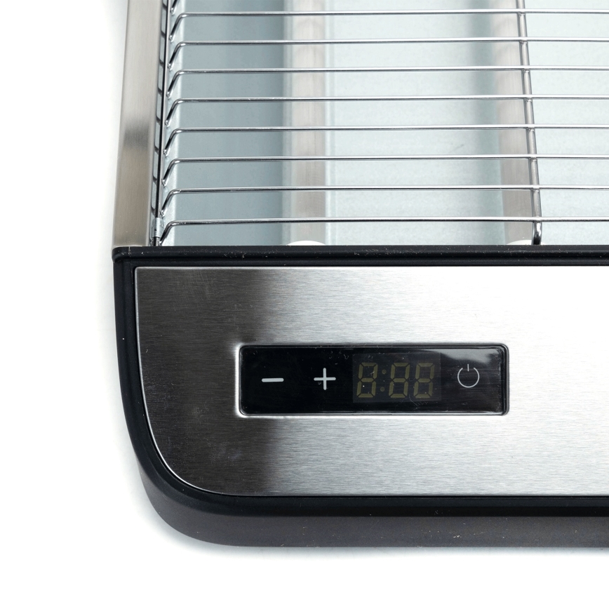Aigostar - Tosteris 840-1000W/230V matēts hroms