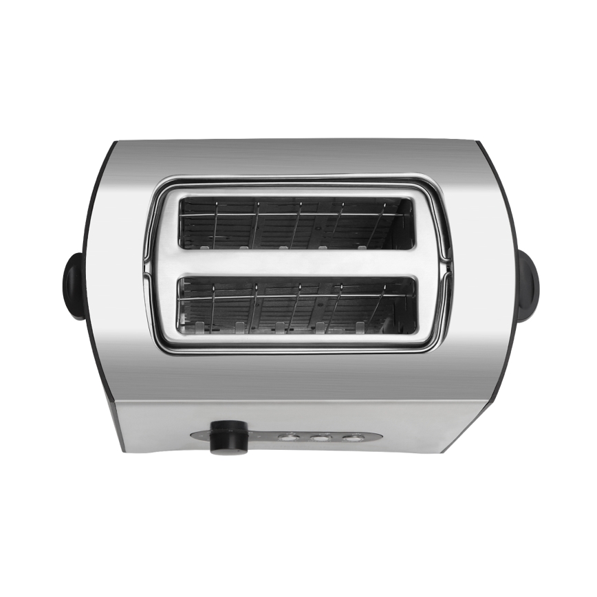 Aigostar - Tosteris ar divām atverēm 900W/230V hroms