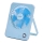 Aigostar - Uzlādējams galda ventilators 5W/5V 3600mAh USB zila