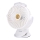 Aigostar - Uzlādējams kabatas ventilators 2W/5V 2400mAh USB balta