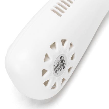 Aigostar - Uzlādējams kakla ventilators 4W/5V 2000mAh balta