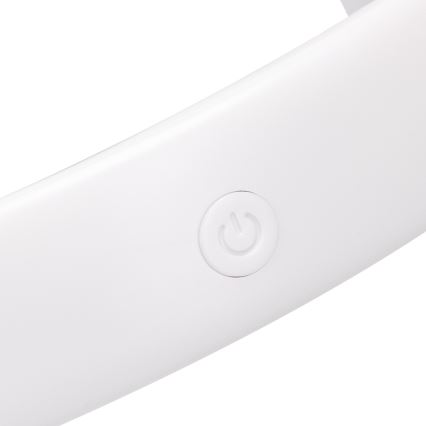 Aigostar - Uzlādējams kakla ventilators 4W/5V 2000mAh balta