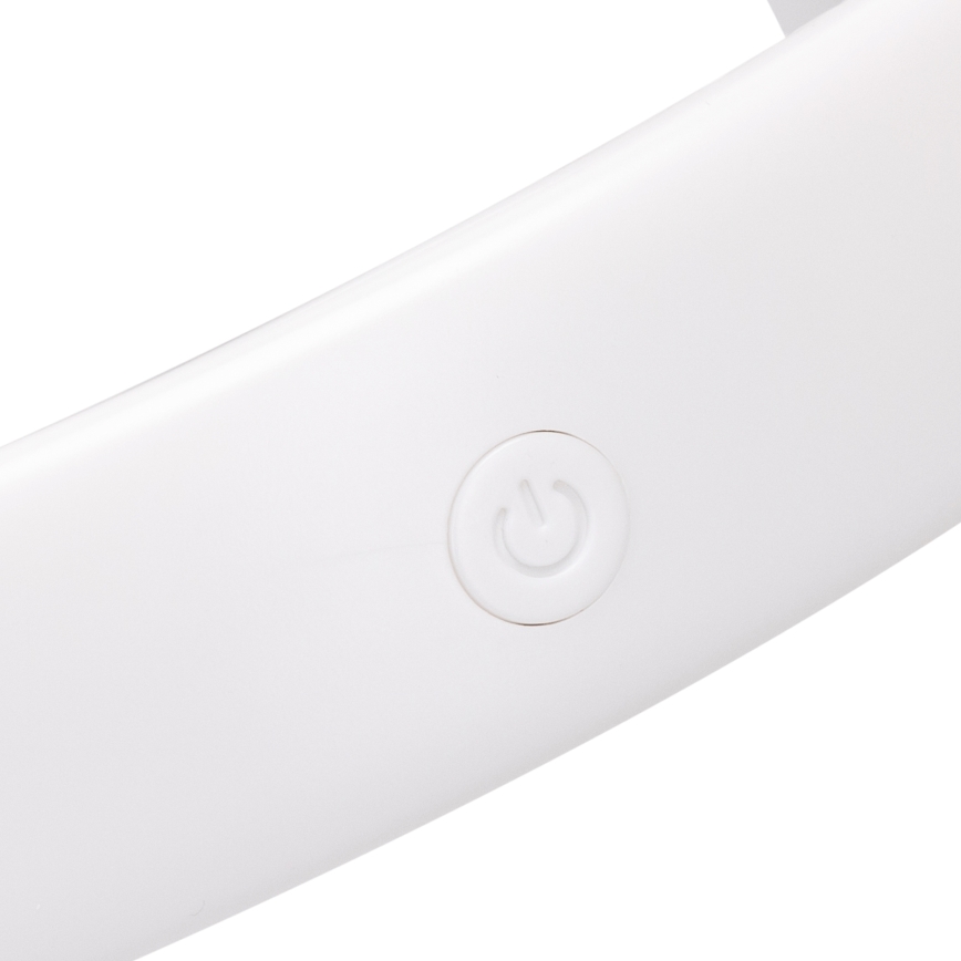 Aigostar - Uzlādējams kakla ventilators 4W/5V 2000mAh balta