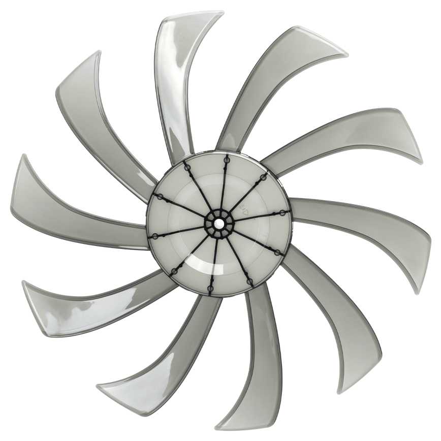 Aigostar - stāvošais ventilators 55W/230V 130 cm melns + tālvadības pults