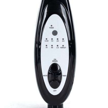 Aigostar - stāvošais ventilators 55W/230V 130 cm melns + tālvadības pults