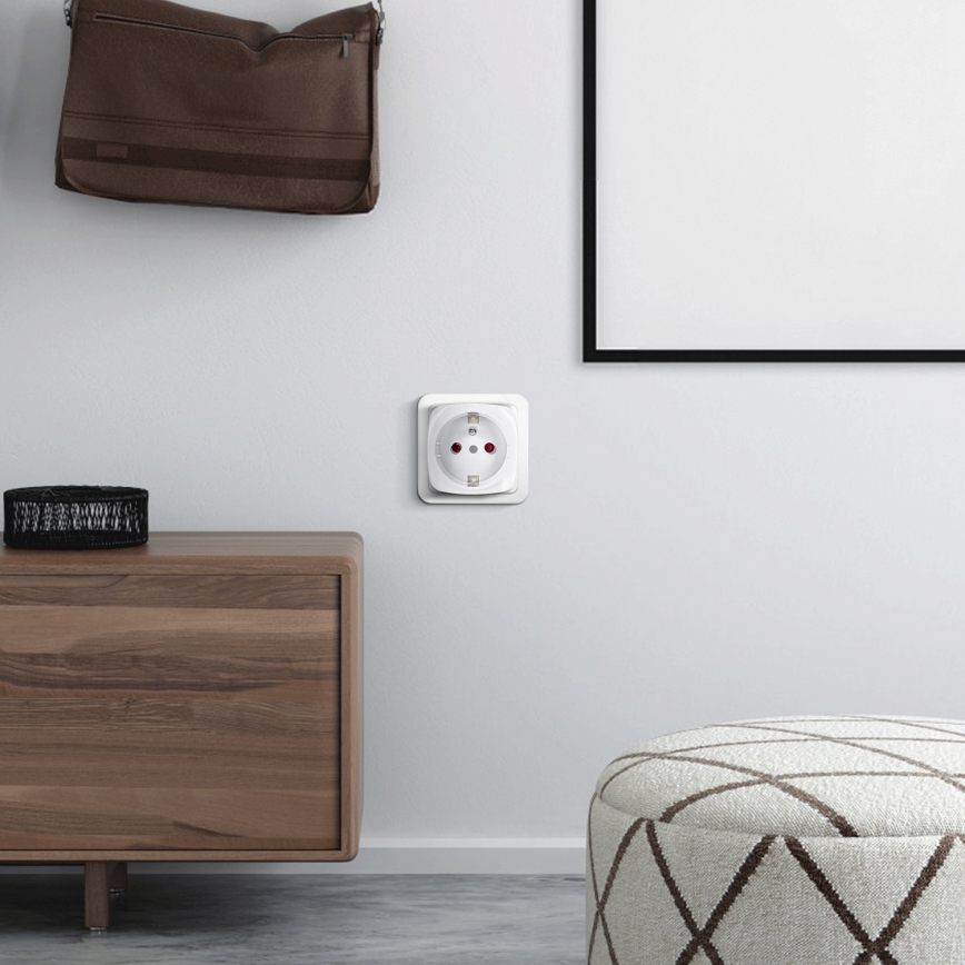 Aigostar - Viedā kontaktligzda E 2300W Wi-Fi Tuya