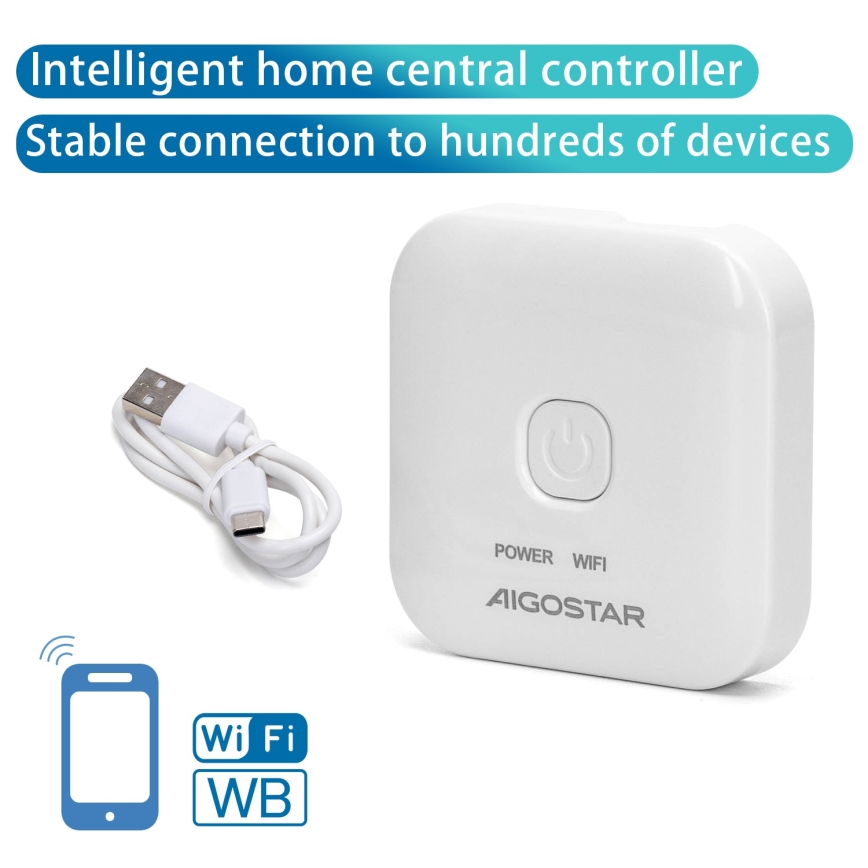 Aigostar - Viedā vārteja 5V Wi-Fi