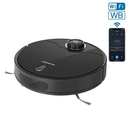 Aigostar - Viedais robota putekļu sūcējs 2in1 12W/230V 3300mAh Wi-Fi melna