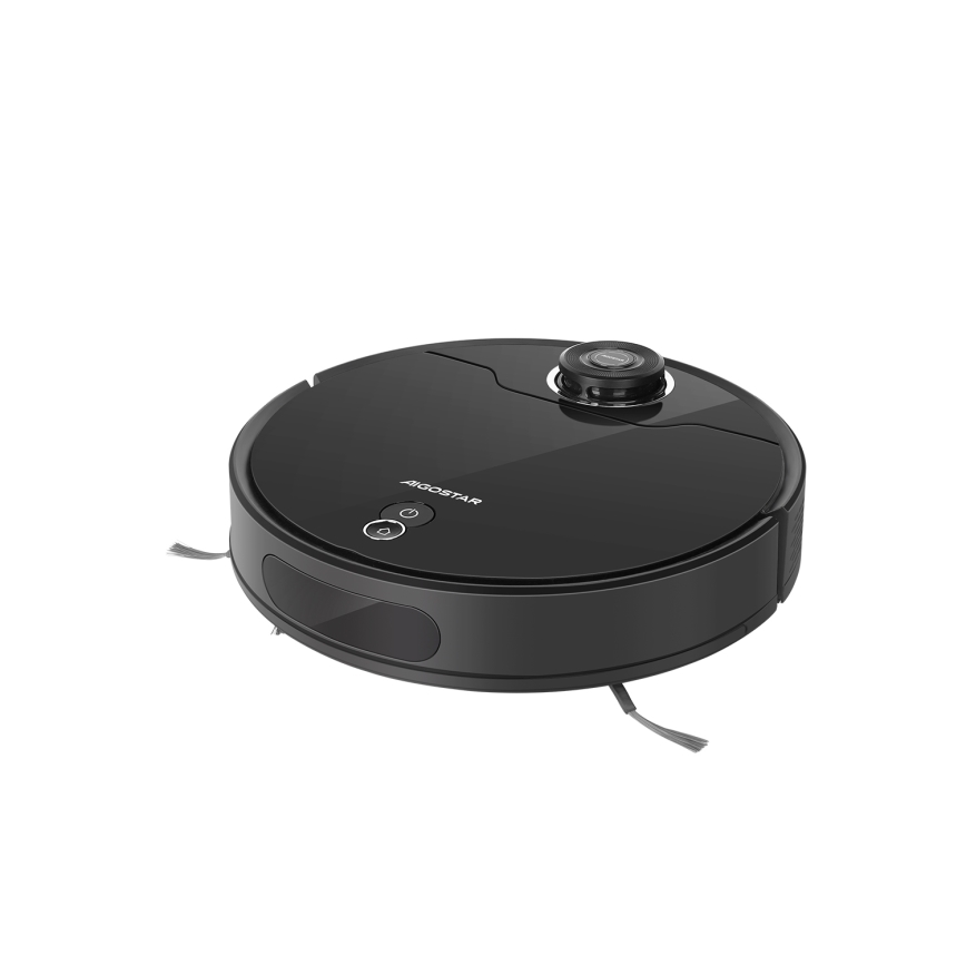 Aigostar - Viedais robota putekļu sūcējs 2in1 12W/230V 3300mAh Wi-Fi melna