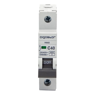 Aigostar - Vienfāzes automāts 1P-40A-C 230-400V