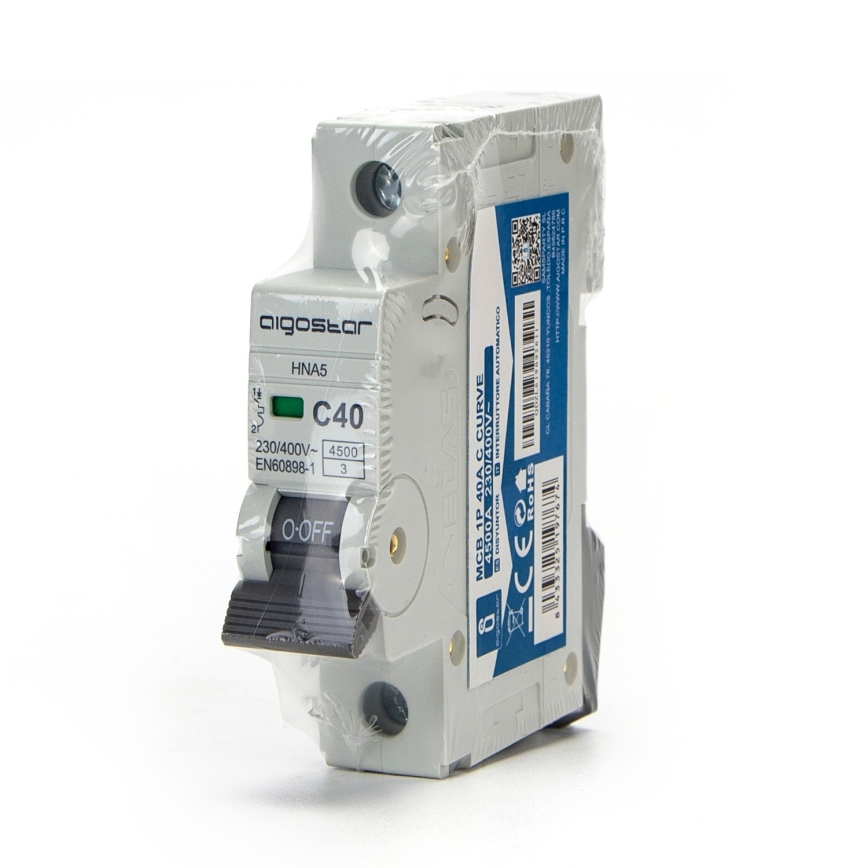 Aigostar - Vienfāzes automāts 1P-40A-C 230-400V
