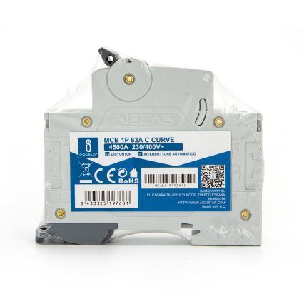 Aigostar - vienfāzu automāts 1P-63A-C 230-400V