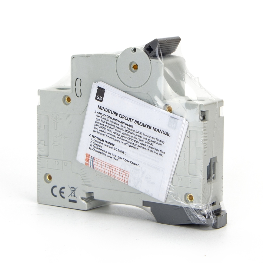 Aigostar - vienfāzu automāts 1P-63A-C 230-400V