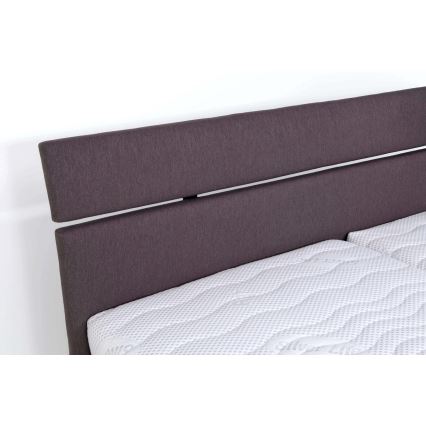 Aizpildīts gultas ar uzglabāšanas vietu bez matrača ALIS 160x200 cm brūns
