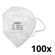 Aizsarglīdzekļi - respirators FFP2 NR CE 2163 100gab