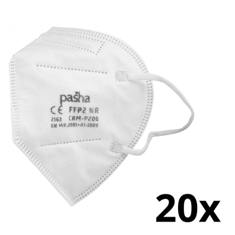 Aizsarglīdzekļi - respirators FFP2 NR CE 2163 20gab
