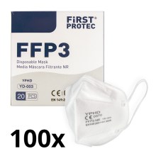 Aizsarglīdzekļi - respirators FFP3 NR CE 0370 100 gab