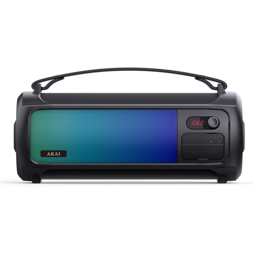 AKAI ABTS-35 - Bezvadu skaļrunis ar RGB apgaismojumu 10W/3000 mAh