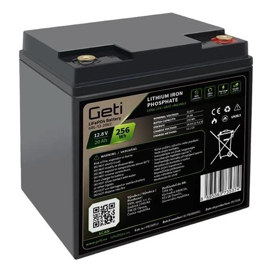 Akumulators LiFePO4 12,8V/20Ah