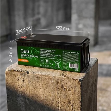Akumulators LiFePO4 25,6V/100Ah
