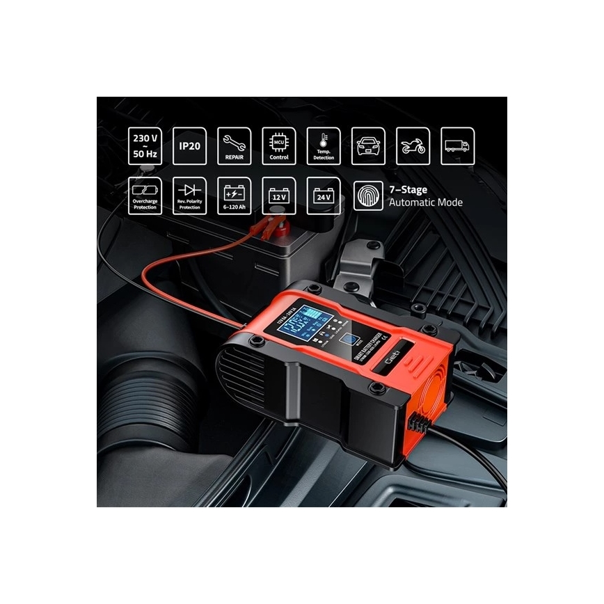 Akumulatoru lādētājs 110W/230V