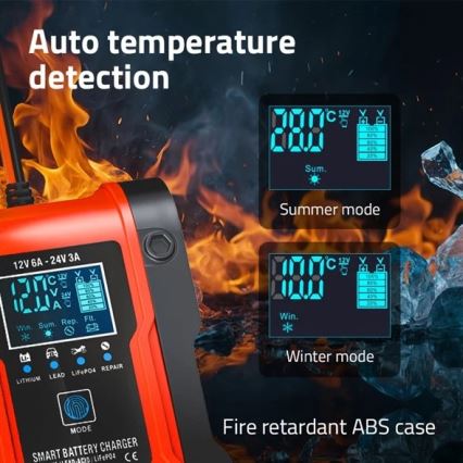 Akumulatoru lādētājs 110W/230V