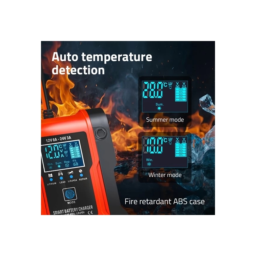 Akumulatoru lādētājs 110W/230V