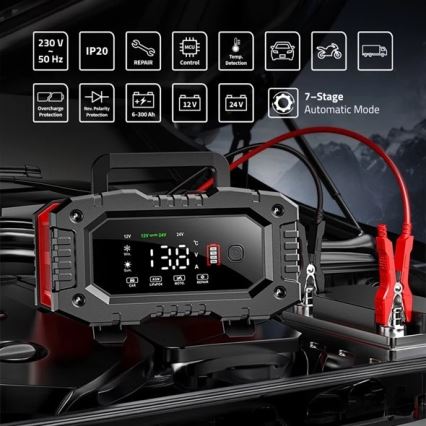 Akumulatoru lādētājs 300W/230V