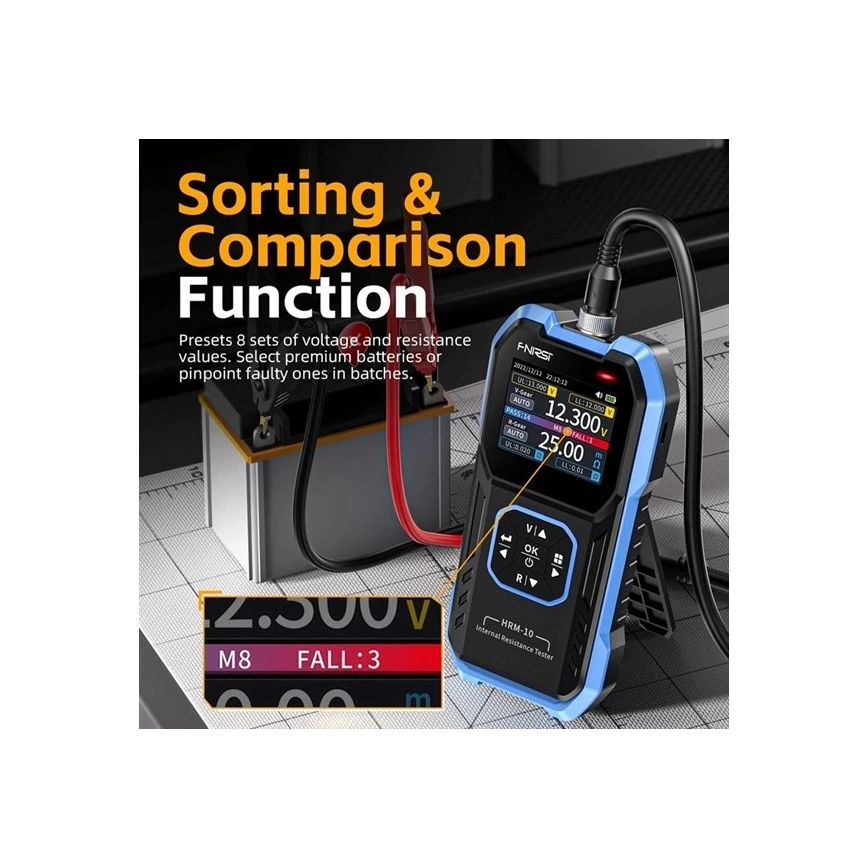 Akumulatoru testeris 100V 1000 mAh