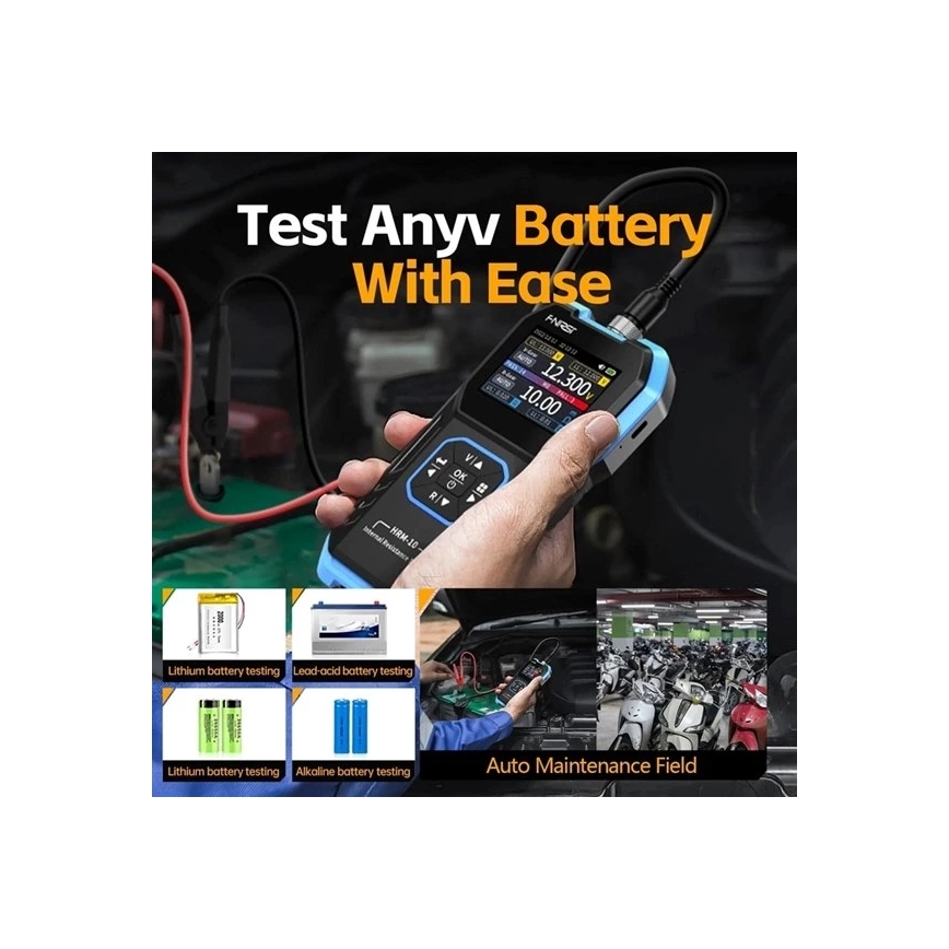 Akumulatoru testeris 100V 1000 mAh