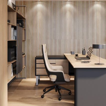 Akustiskais apdares panelis VASALUND 240x52 cm ozols