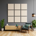 Akustiskais panelis SILENCE 58x58 cm krēmkrāsas