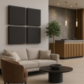 Akustiskais panels SILENCE 58x58 cm antracīts