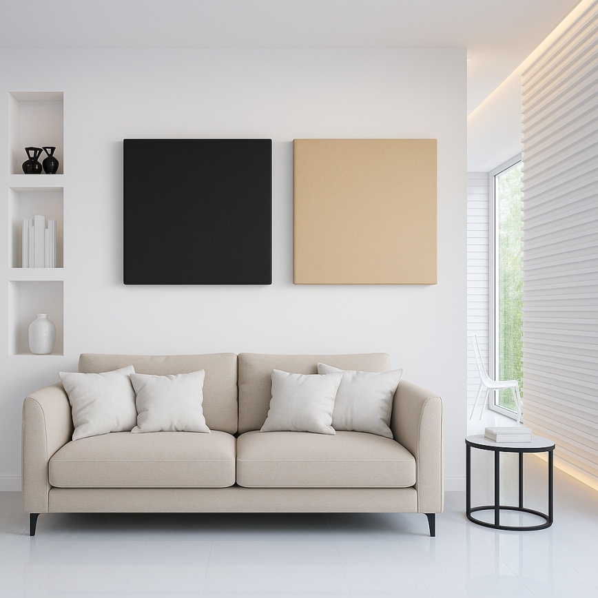 Akustisks panelis SILENCE 58x58 cm antracīta