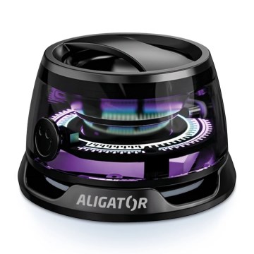 Aligator ABSMB01 - Magnētiskais skaļrunis Mini Beat 400 mAh, savietojams ar MagSafe, melns