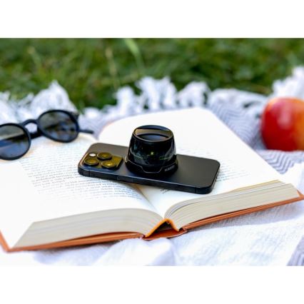 Aligator ABSMB01 - Magnētiskais skaļrunis Mini Beat 400 mAh, savietojams ar MagSafe, melns