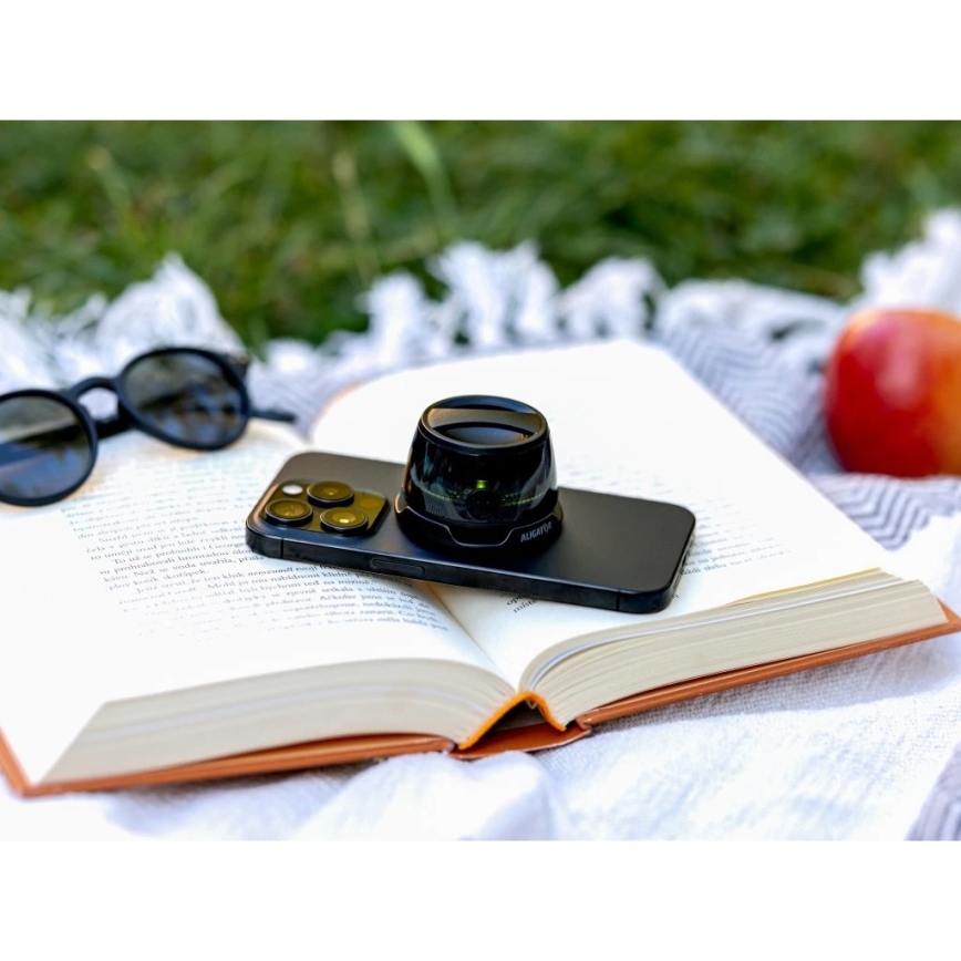 Aligator ABSMB01 - Magnētiskais skaļrunis Mini Beat 400 mAh, savietojams ar MagSafe, melns